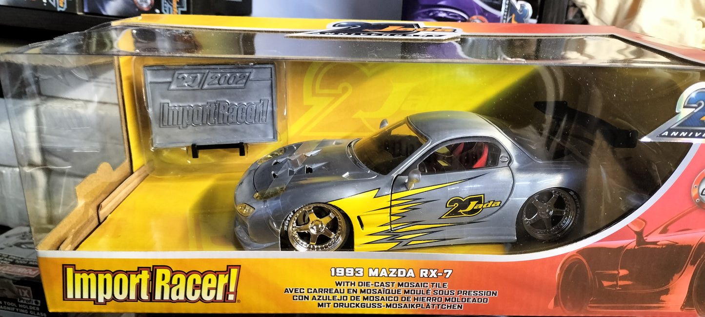 Jada Toys 1/24 Mazda RX-7 Silver 25th Anniversary