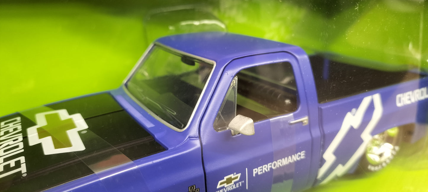 Jada Toys 1/24 Chevy C-10 Performance Blue 1985 Just Truck