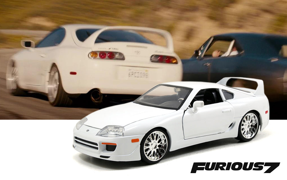 Jada Toys 1/24 Toyota Supra MK4 White Brian Oconer Fast & Furious