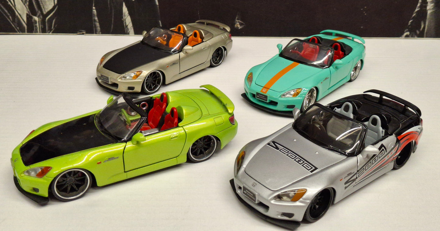 Maisto Design 1/24 Honda S2000 Set 4pcs JDM