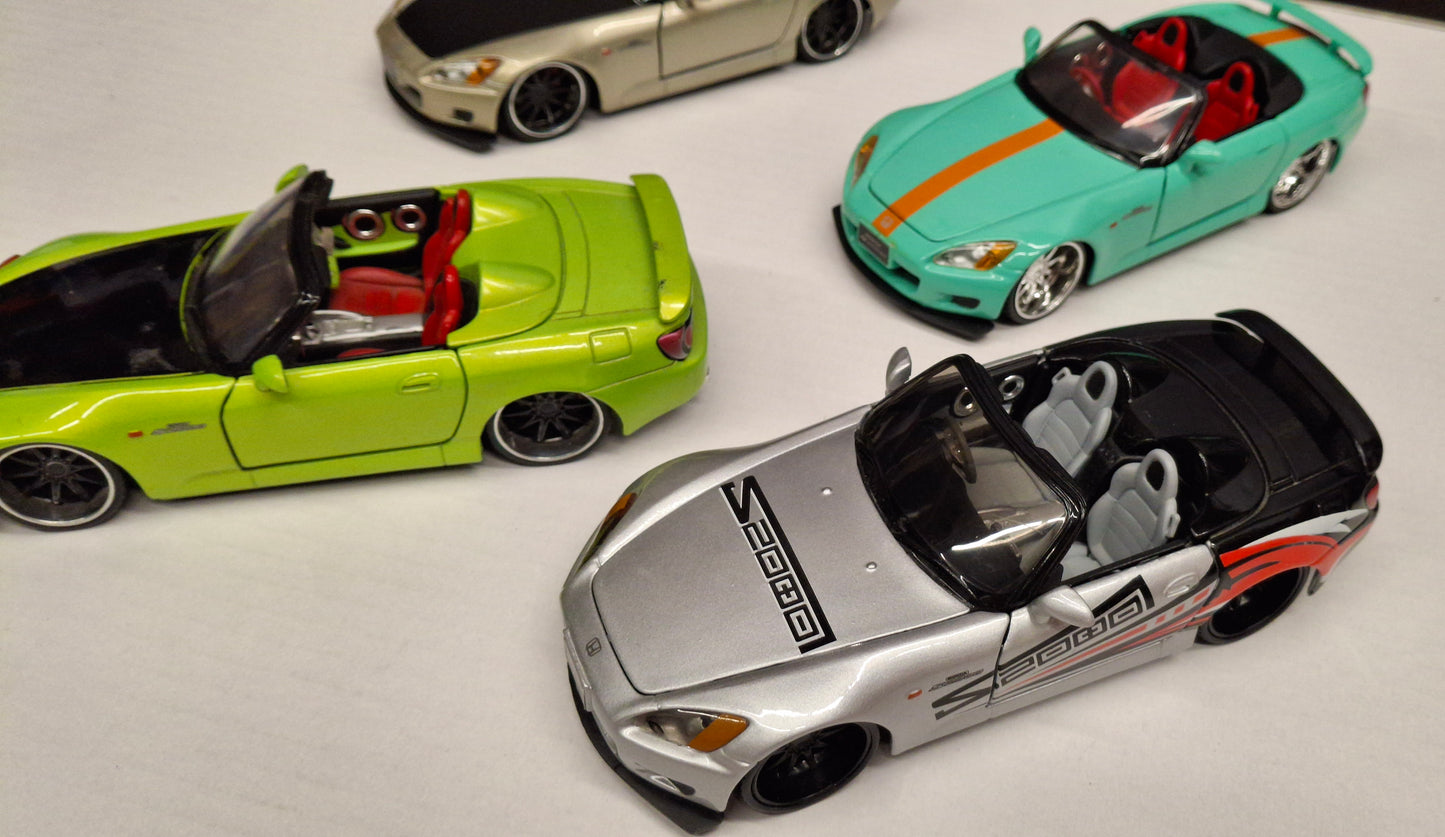 Maisto Design 1/24 Honda S2000 Set 4pcs JDM