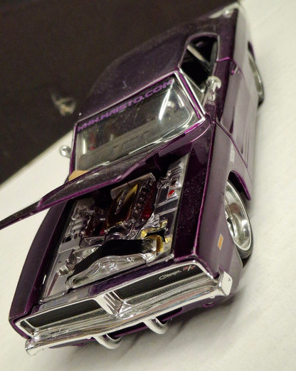 Maisto Design 1/24 Dodge Charger R/T 1969 Purple USED