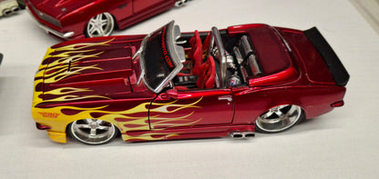 Maisto Design 1/24 Chevy Camaro 1969 Cabrio Set 6pcs USED