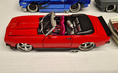 Maisto Design 1/24 Chevy Camaro 1969 Cabrio Set 6pcs USED