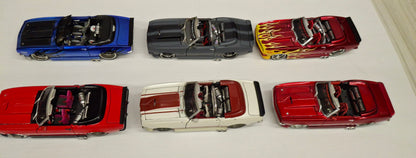 Maisto Design 1/24 Chevy Camaro 1969 Cabrio Set 6pcs USED