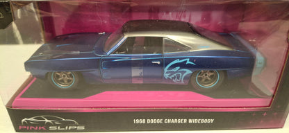 Jada Toys 1/24 Dodge Charger Widebody 1968 Pink Slips