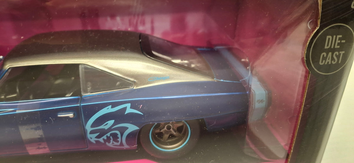 Jada Toys 1/24 Dodge Charger Widebody 1968 Pink Slips