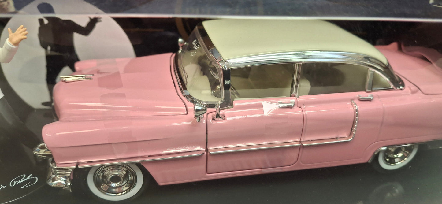 Jada Toys 1/24 Cadillac Eldorado Elvis Pink + figurka