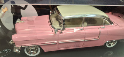 Jada Toys 1/24 Cadillac Eldorado Elvis Pink + figurka