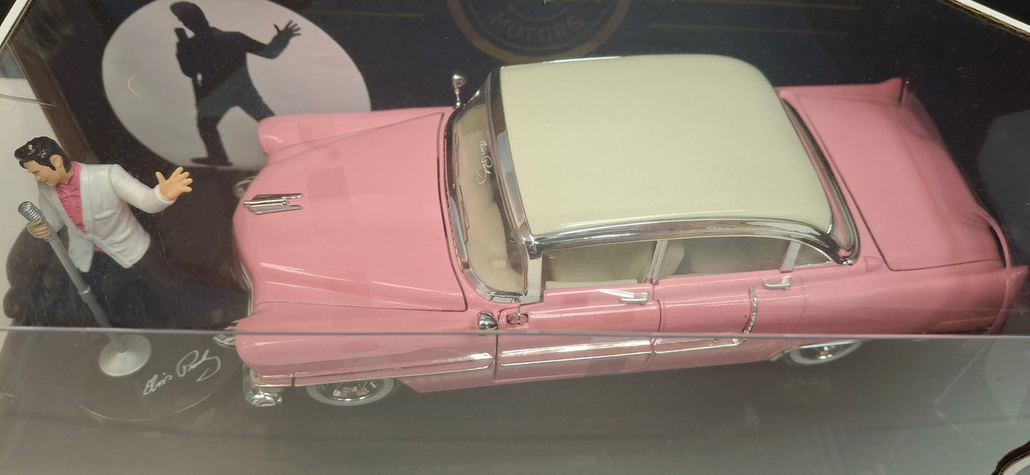 Jada Toys 1/24 Cadillac Eldorado Elvis Pink + figurka