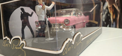 Jada Toys 1/24 Cadillac Eldorado Elvis Pink + figurka