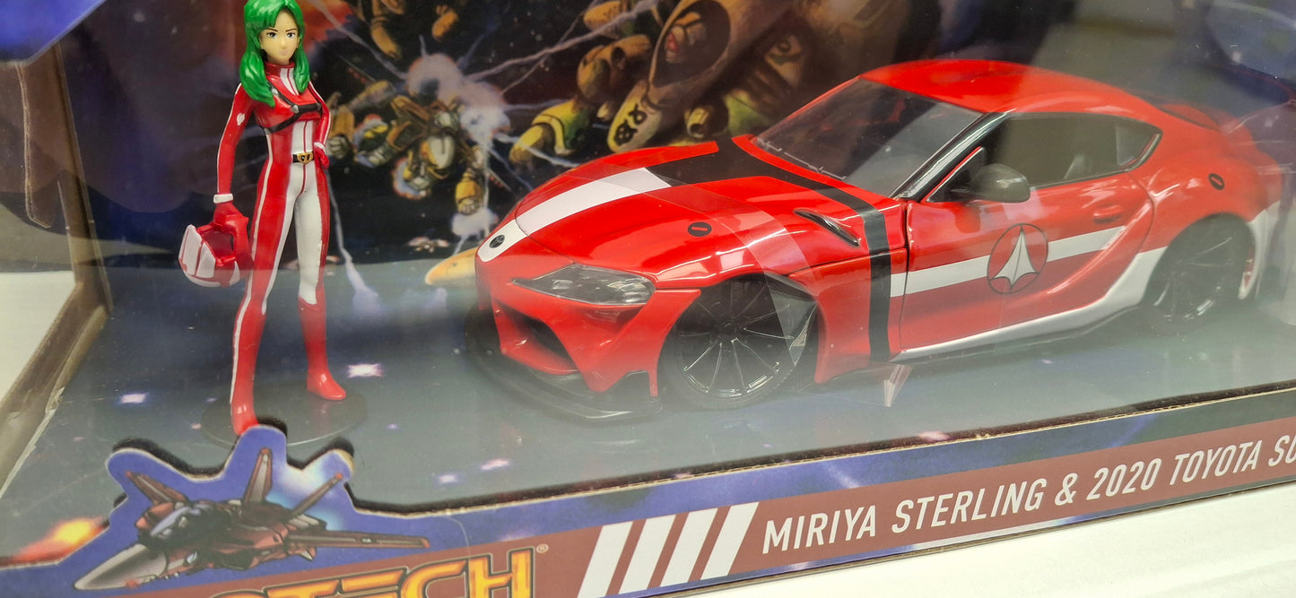 Jada Toys 1/24 Toyota Supra 2020 + figurka Miriya Sterling