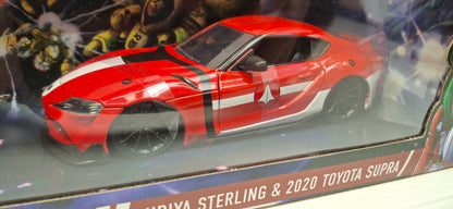 Jada Toys 1/24 Toyota Supra 2020 + figurka Miriya Sterling