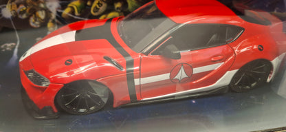 Jada Toys 1/24 Toyota Supra 2020 + figurka Miriya Sterling