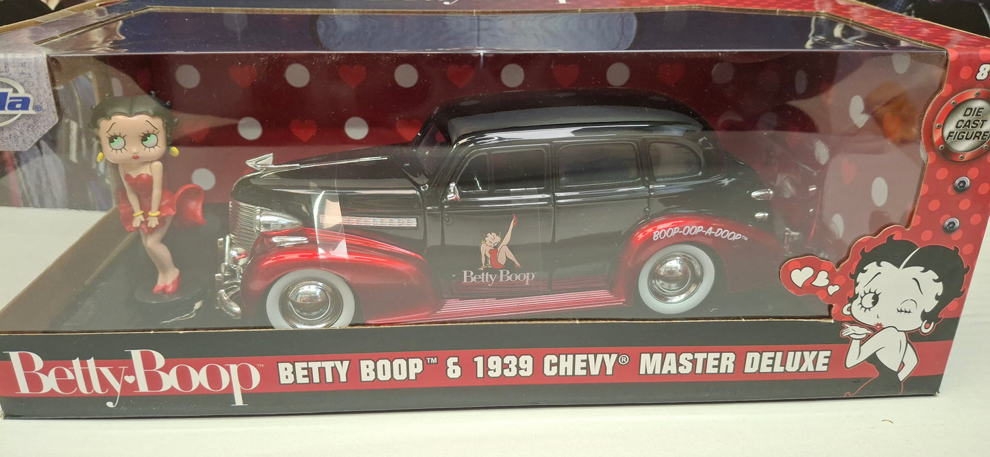 Jada Toys 1/24 Chevy Master Deluxe 1939 Betty Boop