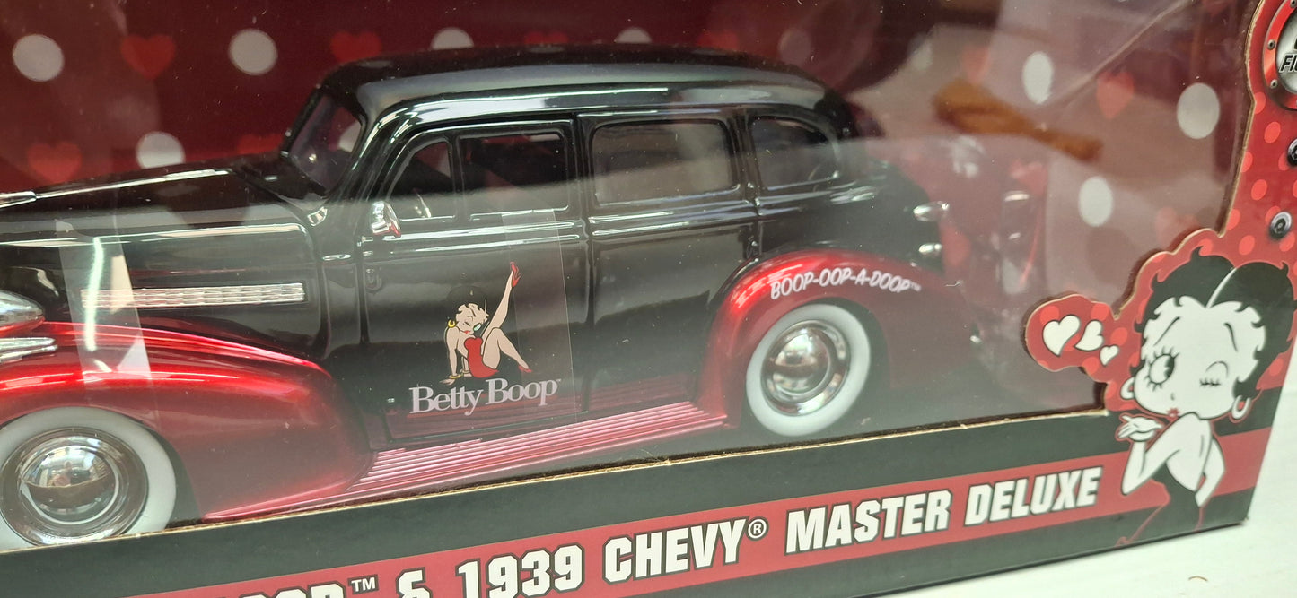 Jada Toys 1/24 Chevy Master Deluxe 1939 Betty Boop