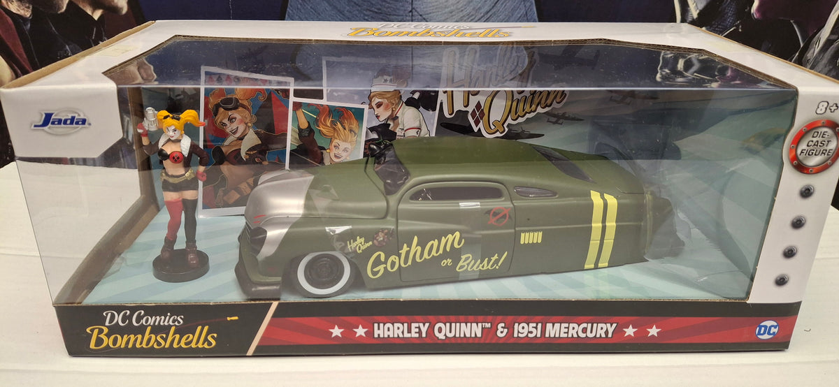 Jada Toys 1/24 Lincoln Mercury 1951 Harley Quinn