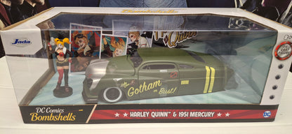 Jada Toys 1/24 Lincoln Mercury 1951 Harley Quinn