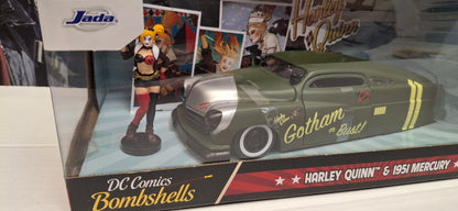 Jada Toys 1/24 Lincoln Mercury 1951 Harley Quinn