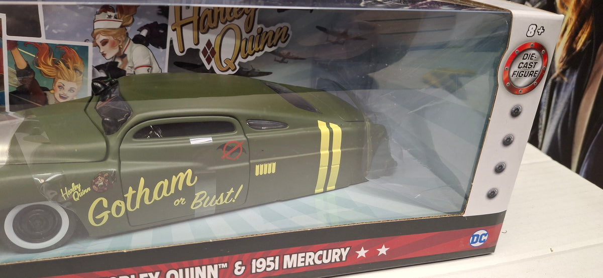 Jada Toys 1/24 Lincoln Mercury 1951 Harley Quinn