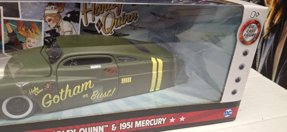 Jada Toys 1/24 Lincoln Mercury 1951 Harley Quinn