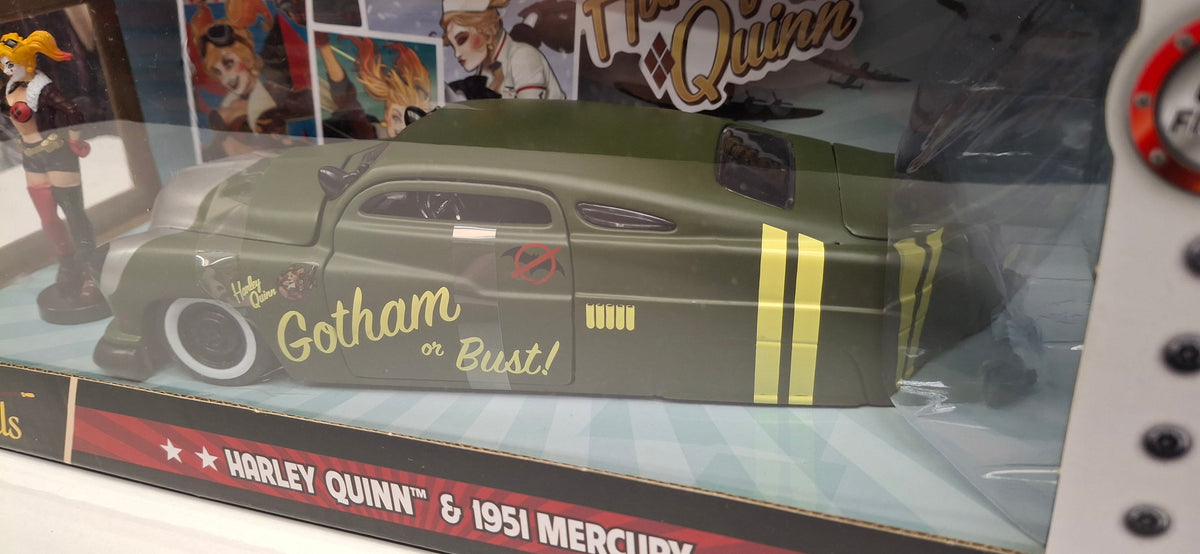 Jada Toys 1/24 Lincoln Mercury 1951 Harley Quinn