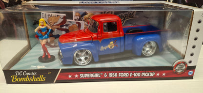 Jada Toys 1/24 Ford F-100 Pickup 1956 Supergirl DC