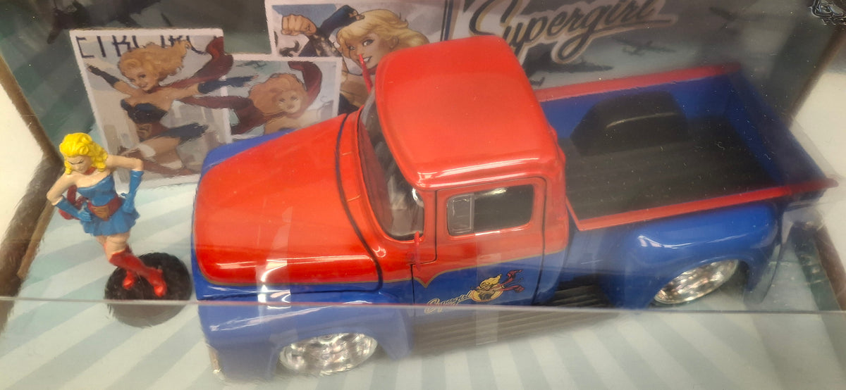 Jada Toys 1/24 Ford F-100 Pickup 1956 Supergirl DC