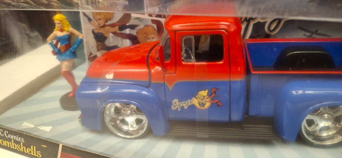Jada Toys 1/24 Ford F-100 Pickup 1956 Supergirl DC