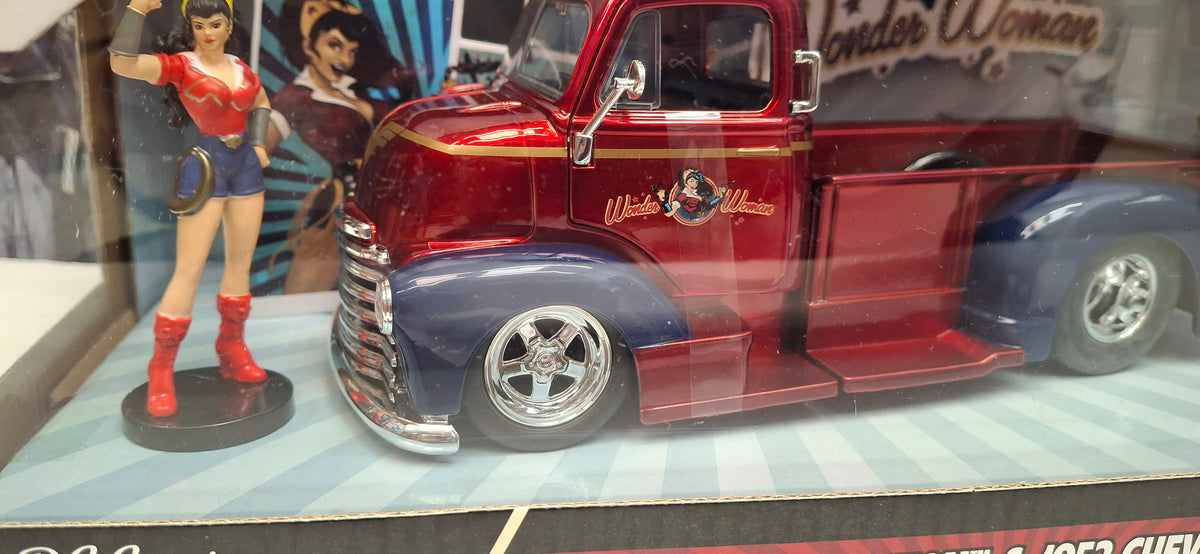 Jada Toys 1/24 Chevy COE Pickup 1952 Wonder Woman DC