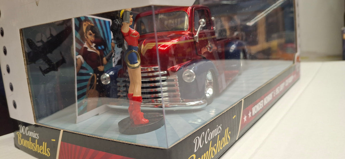 Jada Toys 1/24 Chevy COE Pickup 1952 Wonder Woman DC