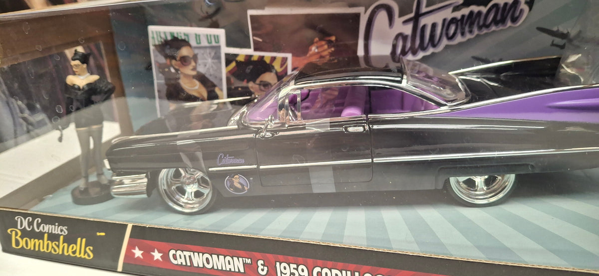 Jada Toys 1/24 Cadillac Coupe Deville 1959 Cat Women DC