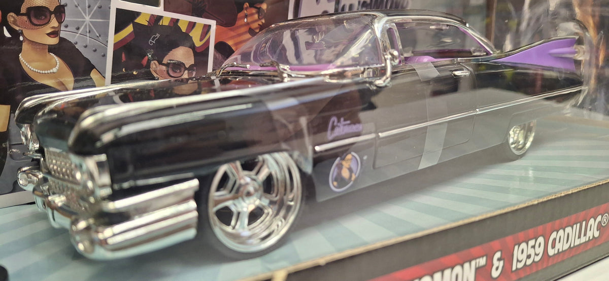 Jada Toys 1/24 Cadillac Coupe Deville 1959 Cat Women DC
