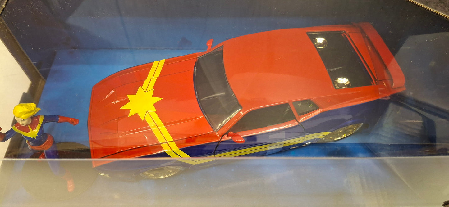 Jada Toys 1/24 Ford Mustang Mach1 1973 Captain Marvel