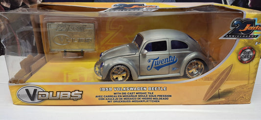 Jada Toys 1/24 Volkswagen Beetle 1959 25th Anniversary