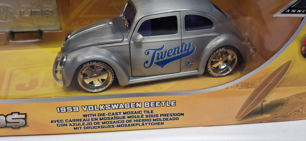 Jada Toys 1/24 Volkswagen Beetle 1959 25th Anniversary