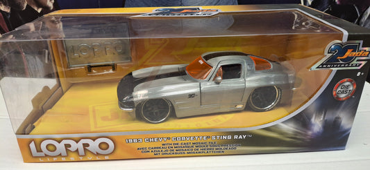 Jada Toys 1/24 Chevy Corvette Sting Ray 1962 25th Anniversary