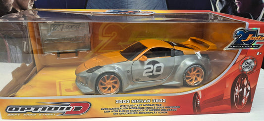 Jada Toys 1/24 Nissan 350z 25th Anniversary