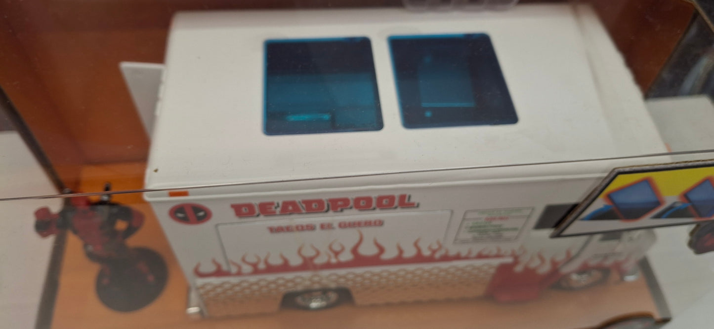 Jada Toys 1/24 Taco Truck Deadpool White