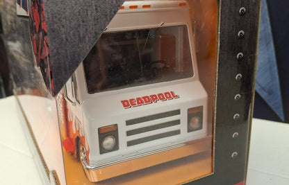 Jada Toys 1/24 Taco Truck Deadpool White