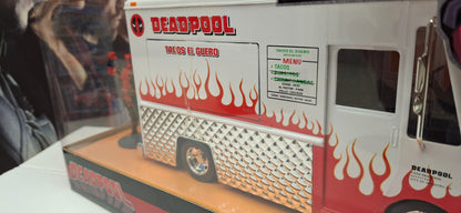 Jada Toys 1/24 Taco Truck Deadpool White