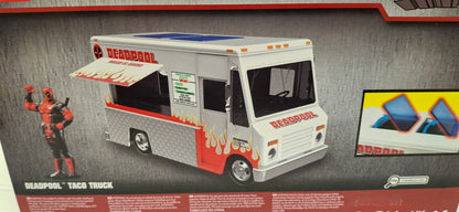 Jada Toys 1/24 Taco Truck Deadpool White