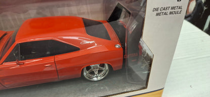 Jada Toys 1/24 Dodge Charger Daytona 1969 Red Black Big Time Muscle