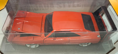 Jada Toys 1/24 Dodge Charger Daytona 1969 Red Black Big Time Muscle