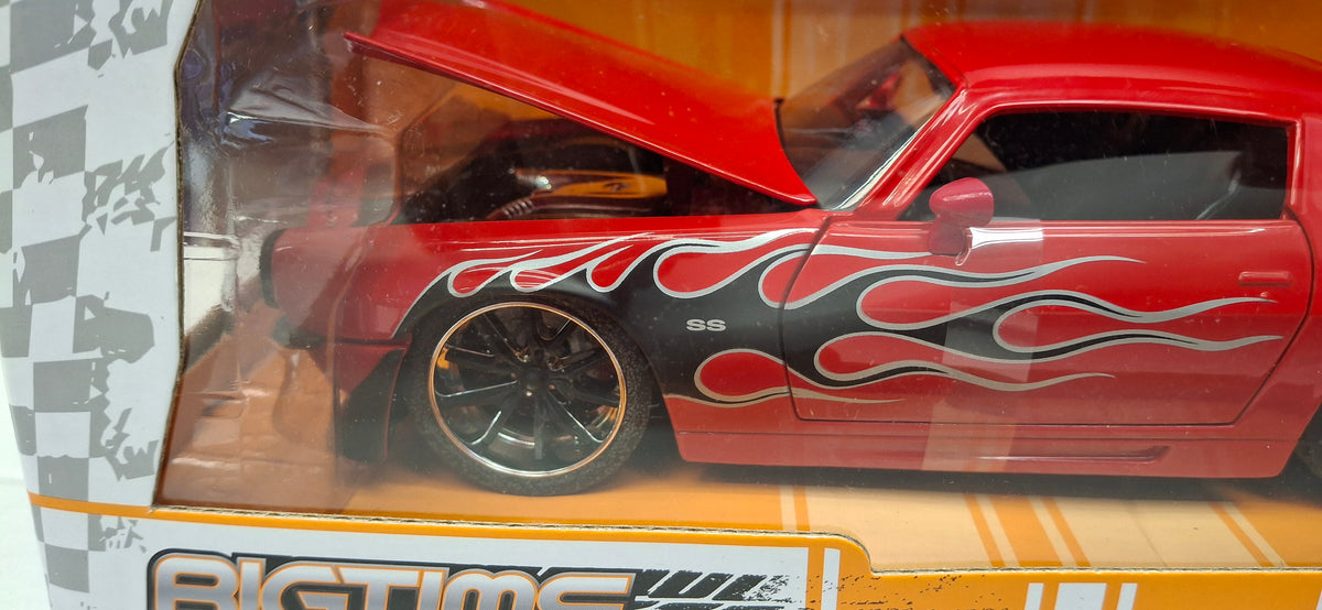 Jada Toys 1/24 Chevy Camaro Flame 1971 Red Big Time Muscle