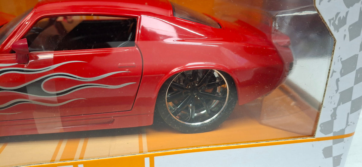 Jada Toys 1/24 Chevy Camaro Flame 1971 Red Big Time Muscle