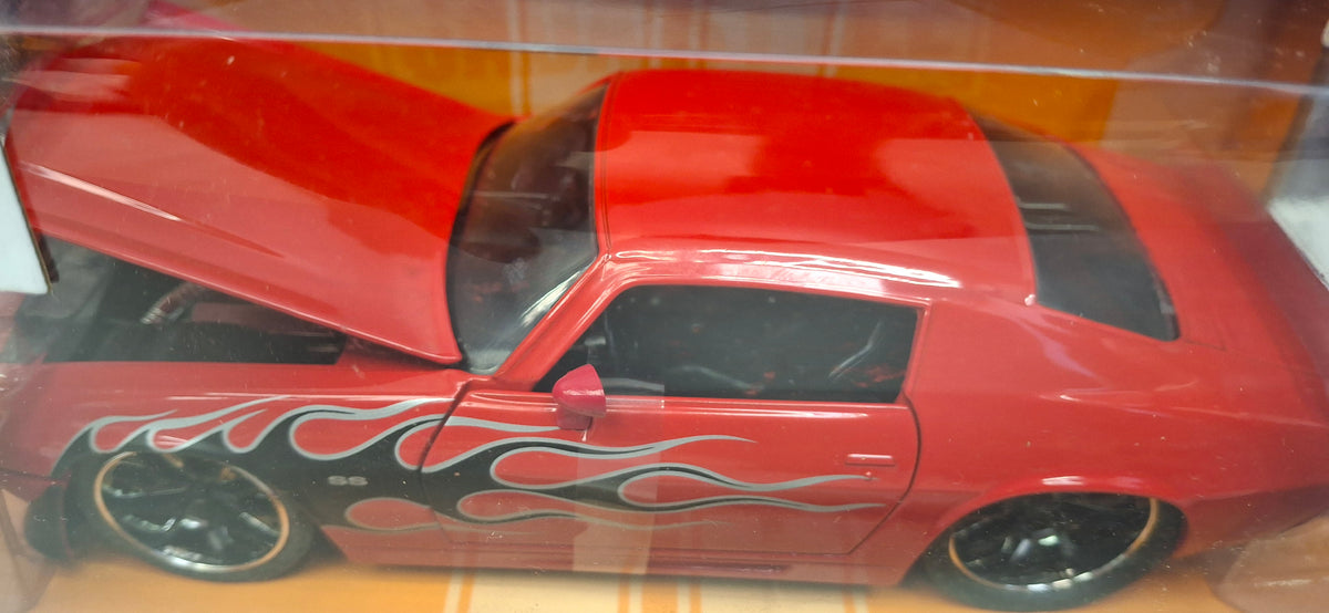 Jada Toys 1/24 Chevy Camaro Flame 1971 Red Big Time Muscle