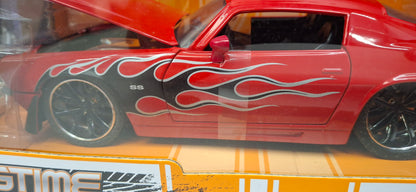Jada Toys 1/24 Chevy Camaro Flame 1971 Red Big Time Muscle