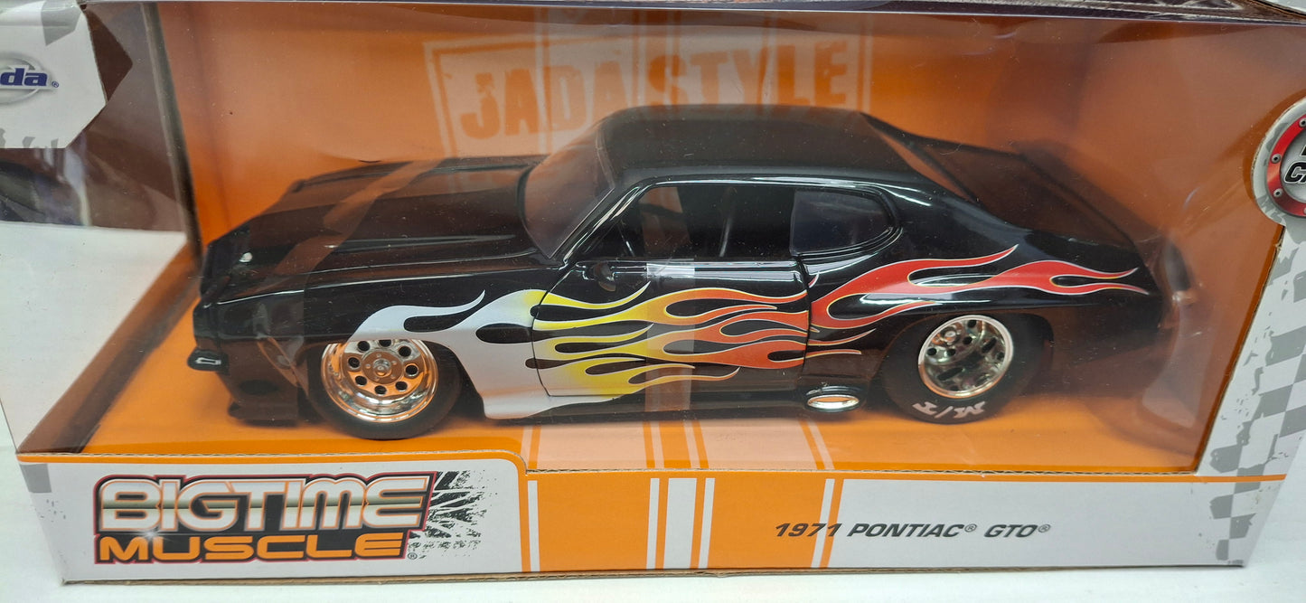 Jada Toys 1/24 Pontiac GTO Flame 1970 Big Time Muscle