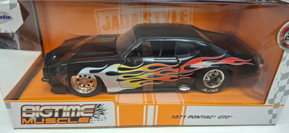 Jada Toys 1/24 Pontiac GTO Flame 1970 Big Time Muscle